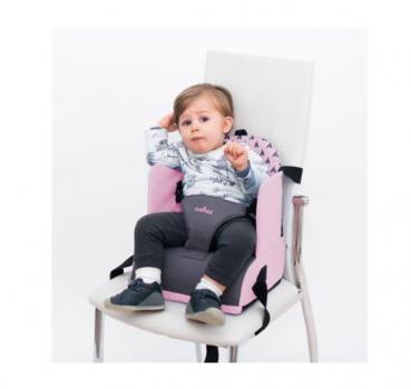 Inaltator scaun masa portabil Tipi Pink Olmitos